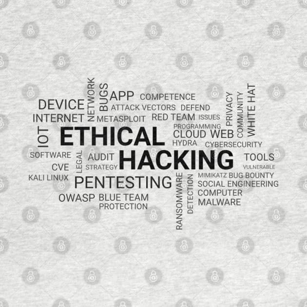 Ethical Hacking Wordcloud by leo-jess